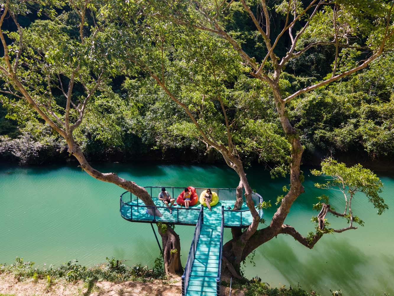 Thư giãn tại nhà trên cây ven suối Blue - góc nhỏ bình yên giữa lòng thiên nhiên Phong Nha.