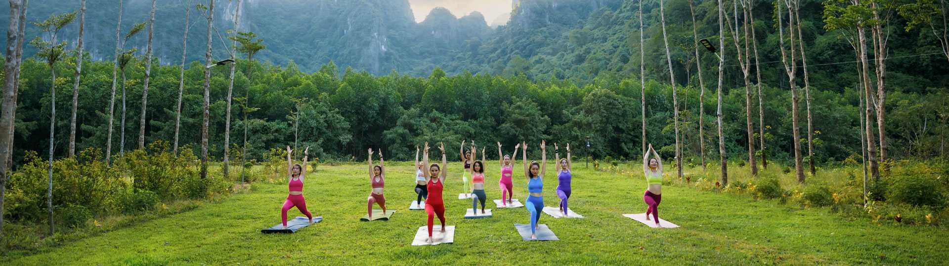 Blue Diamond Camp - Địa điểm tự tập Yoga hòa mình vào thiên nhiên tại Quảng Bình