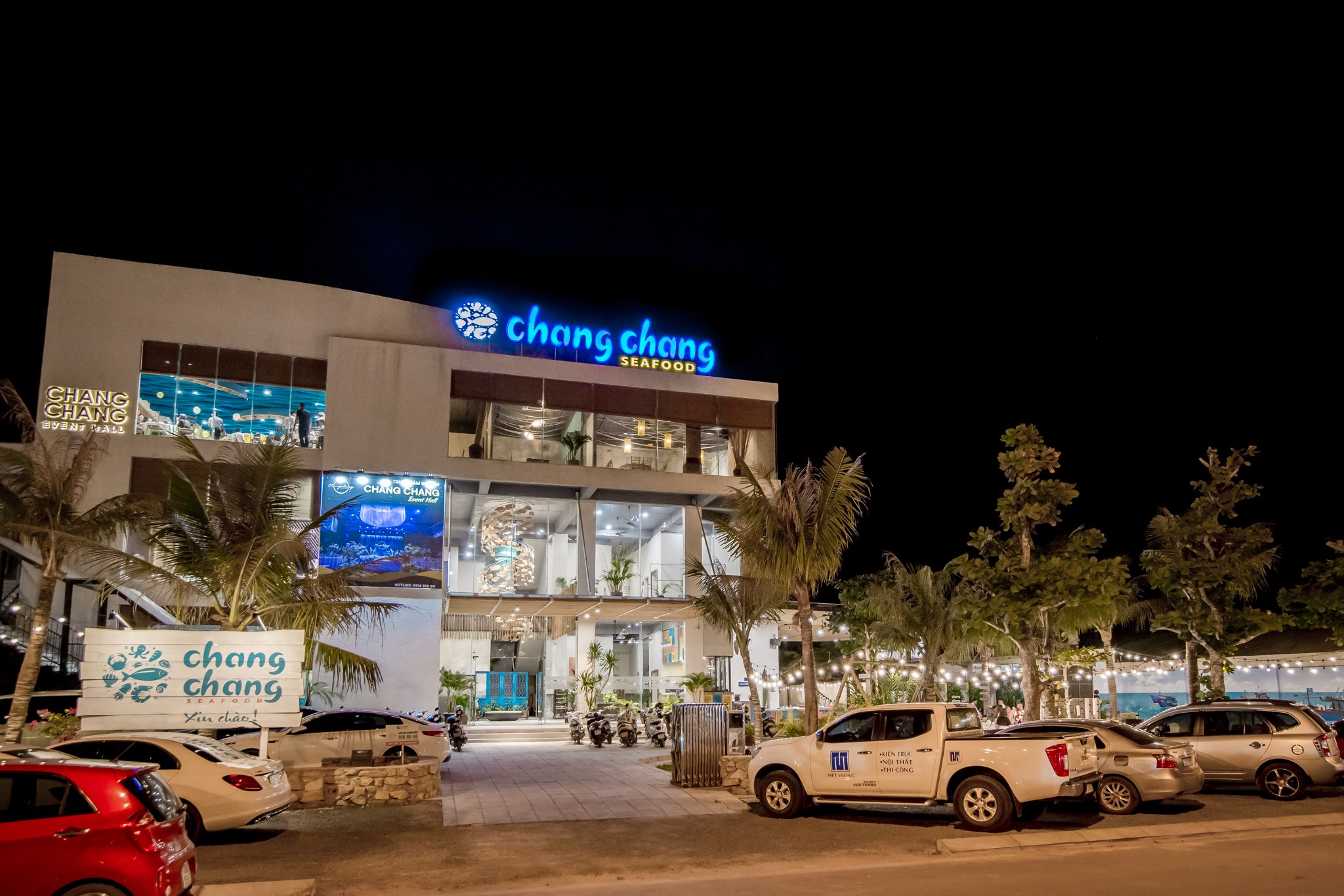 Không gian và cách bài trí sang trọng của nhà hàng Chang Chang Seafood.